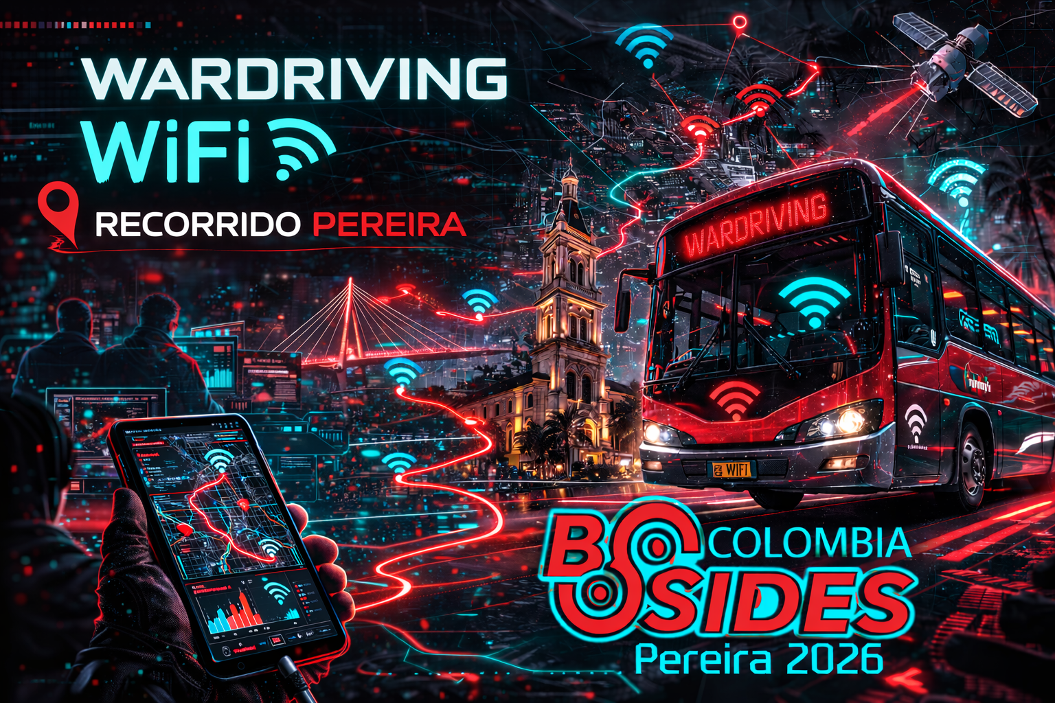 Actividad Wardriving BSides Colombia